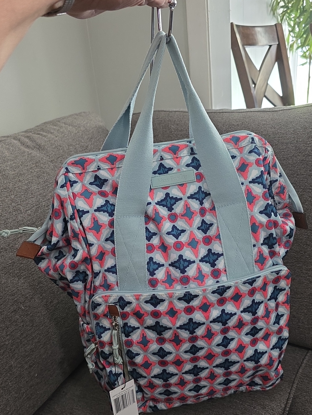 Vera Bradley Roanoke Indiana Lighten Up Frame Backpack